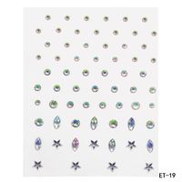 Star Moon Water Droplets Resin Tattoos & Body Art 1 Piece sku image 27