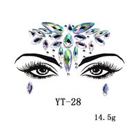 Water Droplets Arylic Tattoos & Body Art 1 Piece sku image 22