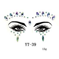 Water Droplets Arylic Tattoos & Body Art 1 Piece sku image 1