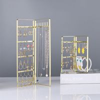 Simple Style Solid Color Metal Jewelry Display Jewelry Rack main image 1