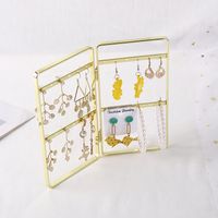 Simple Style Solid Color Metal Jewelry Display Jewelry Rack main image 3