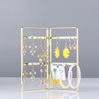 Simple Style Solid Color Metal Jewelry Display Jewelry Rack sku image 1