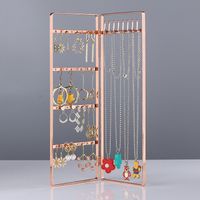 Simple Style Solid Color Metal Jewelry Display Jewelry Rack sku image 3