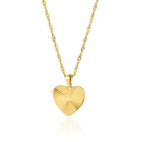1 Piece Simple Style Heart Shape Stainless Steel Titanium Steel Plating Chain Pendant Necklace sku image 6