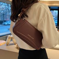 Women's Mini All Seasons Pu Leather Solid Color Fashion Square Magnetic Buckle Underarm Bag main image 8