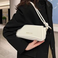 Women's Mini All Seasons Pu Leather Solid Color Fashion Square Magnetic Buckle Underarm Bag main image 1