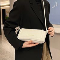 Women's Mini All Seasons Pu Leather Solid Color Fashion Square Magnetic Buckle Underarm Bag main image 6