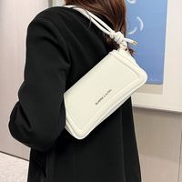 Women's Mini All Seasons Pu Leather Solid Color Fashion Square Magnetic Buckle Underarm Bag main image 4