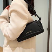 Women's Mini All Seasons Pu Leather Solid Color Fashion Square Magnetic Buckle Underarm Bag main image 10