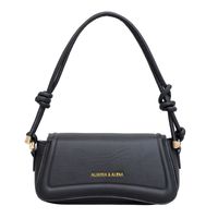 Women's Mini All Seasons Pu Leather Solid Color Fashion Square Magnetic Buckle Underarm Bag sku image 3