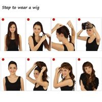 Women's Fashion Party High Temperature Wire Bangs Short Straight Hair Wigs main image 2