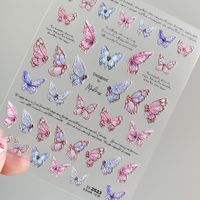 Simple Style Butterfly Nail Sticker Nail Sticker 1 Piece main image 1