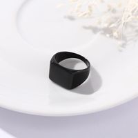 Simple Style Geometric Stainless Steel Men's Rings main image 1