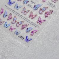 Simple Style Butterfly Sticker Nail Sticker 1 Piece main image 2