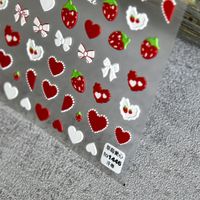 Fashion Heart Shape Bow Knot Sticker Nail Sticker 1 Piece main image 5