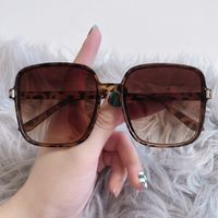 Casual Solid Color Pc Square Patchwork Full Frame Women's Sunglasses sku image 3