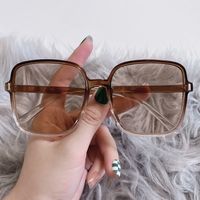 Casual Solid Color Pc Square Patchwork Full Frame Women's Sunglasses sku image 8
