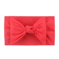 Girl's Simple Style Bow Knot Polyester Cotton Braid Hair Band sku image 6