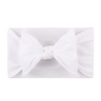 Girl's Simple Style Bow Knot Polyester Cotton Braid Hair Band sku image 1