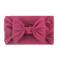 Girl's Simple Style Bow Knot Polyester Cotton Braid Hair Band sku image 16