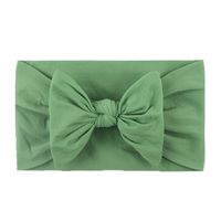 Girl's Simple Style Bow Knot Polyester Cotton Braid Hair Band sku image 9