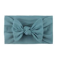 Girl's Simple Style Bow Knot Polyester Cotton Braid Hair Band sku image 3