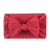 Girl's Simple Style Bow Knot Polyester Cotton Braid Hair Band sku image 7