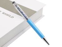 Natural Crystal Agate Jade Gravel Gem Ballpoint Pen Capacitor Touchscreen Stylus Advertising Hand-held Gift Student Cross-border sku image 6