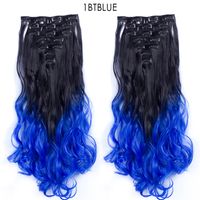 Women's Fashion Party High Temperature Wire Centre Parting Long Curly Hair Wigs sku image 54
