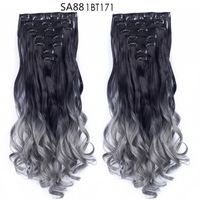 Women's Fashion Party High Temperature Wire Centre Parting Long Curly Hair Wigs sku image 58