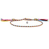 1 Piece Ethnic Style Rhombus Rope Knitting Tassel Unisex Bracelets sku image 6