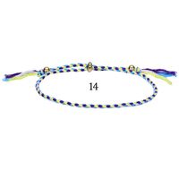 1 Piece Ethnic Style Rhombus Rope Knitting Tassel Unisex Bracelets sku image 13