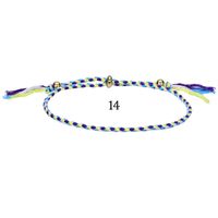 1 Pièce Style Ethnique Rhombe Corde Tricot Gland Unisexe Bracelets sku image 13