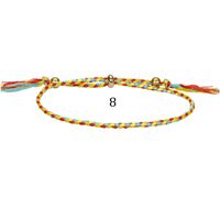 1 Piece Ethnic Style Rhombus Rope Knitting Tassel Unisex Bracelets sku image 8