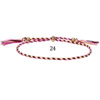 1 Pièce Style Ethnique Rhombe Corde Tricot Gland Unisexe Bracelets sku image 23