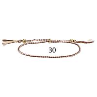 1 Pièce Style Ethnique Rhombe Corde Tricot Gland Unisexe Bracelets sku image 28