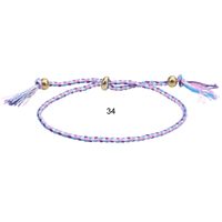 1 Piece Ethnic Style Rhombus Rope Knitting Tassel Unisex Bracelets sku image 32