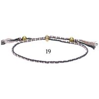 1 Pièce Style Ethnique Rhombe Corde Tricot Gland Unisexe Bracelets sku image 18