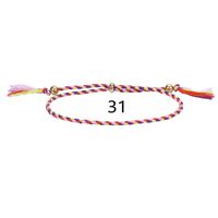 1 Pièce Style Ethnique Rhombe Corde Tricot Gland Unisexe Bracelets sku image 29