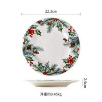 Christmas Fashion Cartoon Pottery Tableware 1 Piece sku image 3