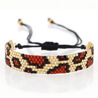 European And American Style Woven Leopard Geometric Beaded Bracelet sku image 4