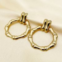 Fashion Geometric Stainless Steel Plating Ear Studs 1 Pair main image 6