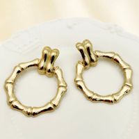 Fashion Geometric Stainless Steel Plating Ear Studs 1 Pair main image 3