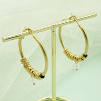 Retro Geometric Stainless Steel Plating Earrings 1 Pair sku image 16