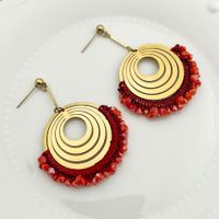 Fashion Geometric Stainless Steel Plating Drop Earrings 1 Pair sku image 3