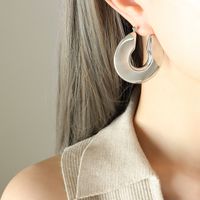 1 Pair Fashion Geometric Plating Titanium Steel Earrings sku image 1