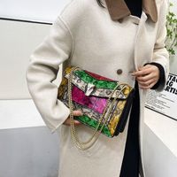 Women's Small All Seasons Pu Leather Solid Color Streetwear Square Zipper Shoulder Bag main image 6