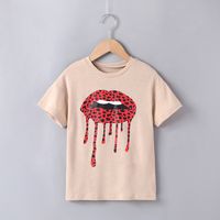 Casual Mouth Cotton T-shirts & Blouses main image 3