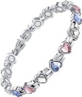 1 Pieza Moda Forma De Corazón Aleación Enchapado Circón Unisexo Pulsera sku image 7