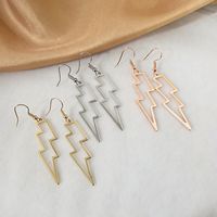 1 Pair Ins Style Geometric Metal Plating Women's Earrings main image 2